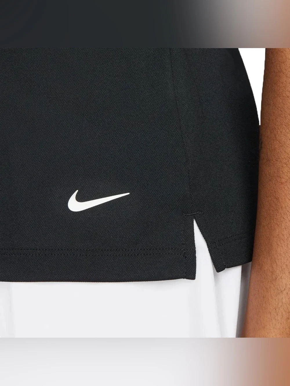 Nike Black Women’s Sleeveless Polo Tank Top Dri-Fit Victory Golf DH2312-010